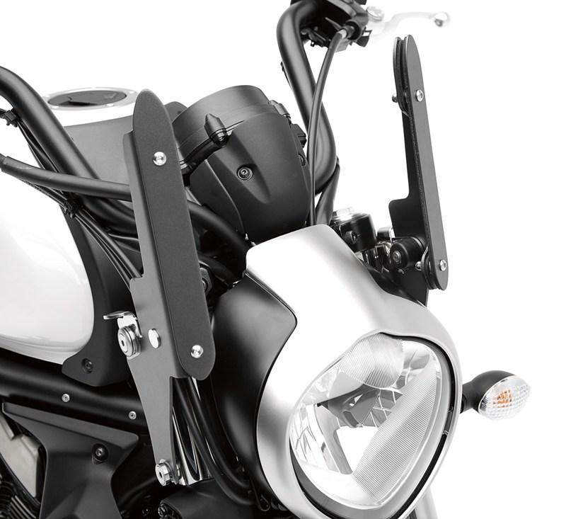 KQR Windshield Bracket Kit, Black (Vulcan S)