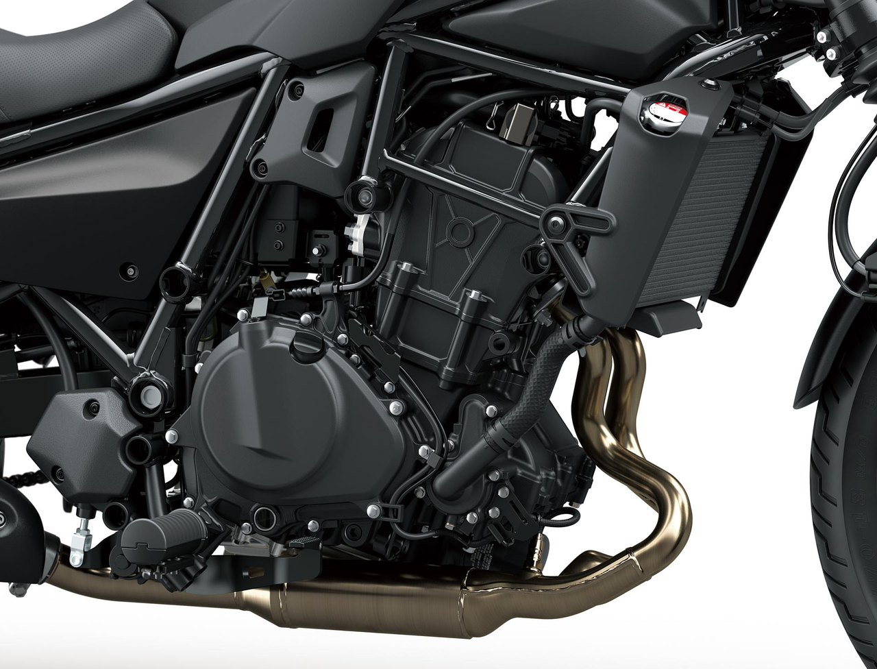 Motor Paralel Twin Bazat pe Modelul Ninja cu Performanțe Mari la Viteză Redusă
