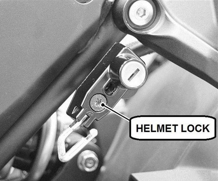 One-Key System Helmet Lock (Ninja 650 & Z650)